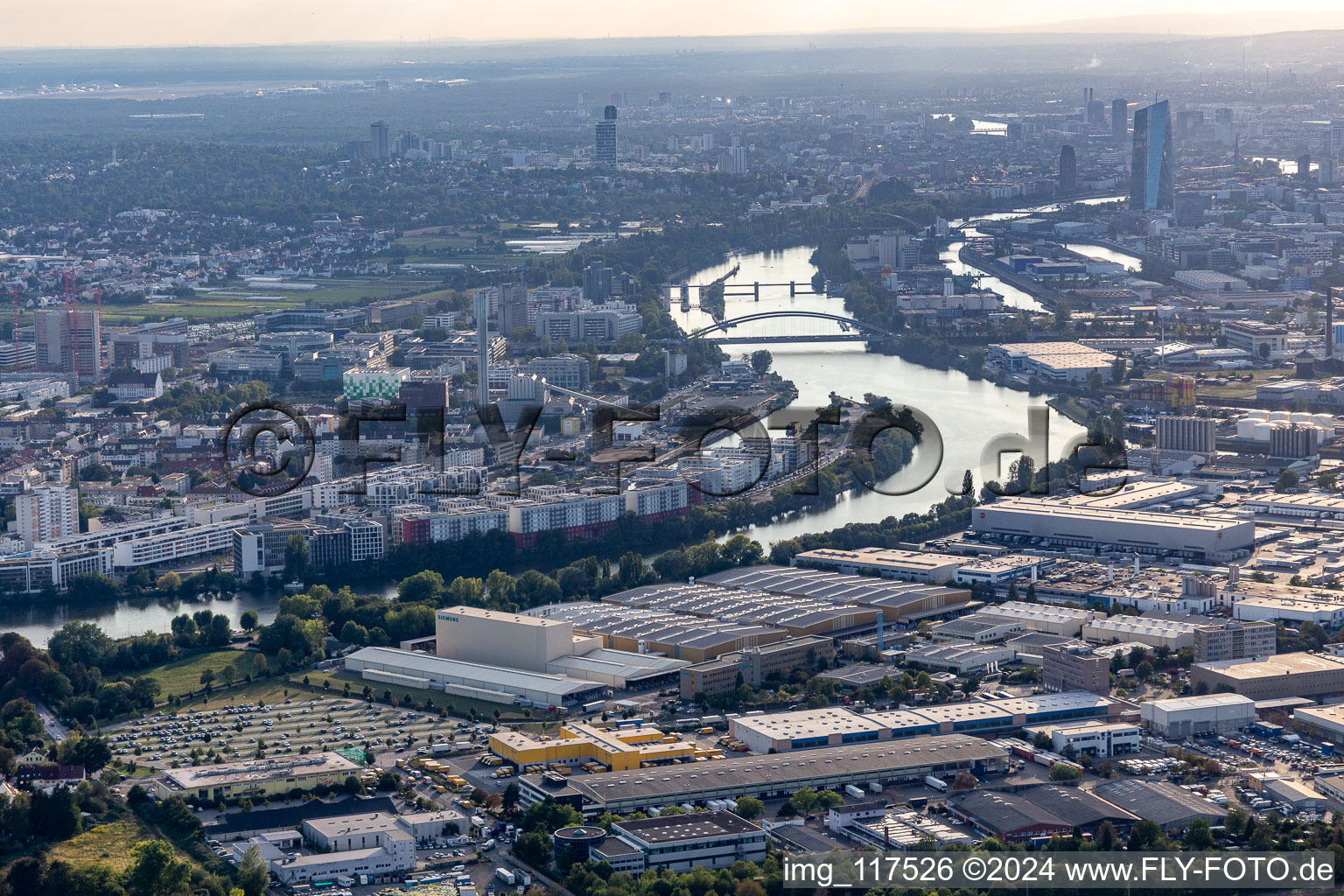 Harbour Island in the district Hafen in Offenbach am Main in the state Hesse, Germany