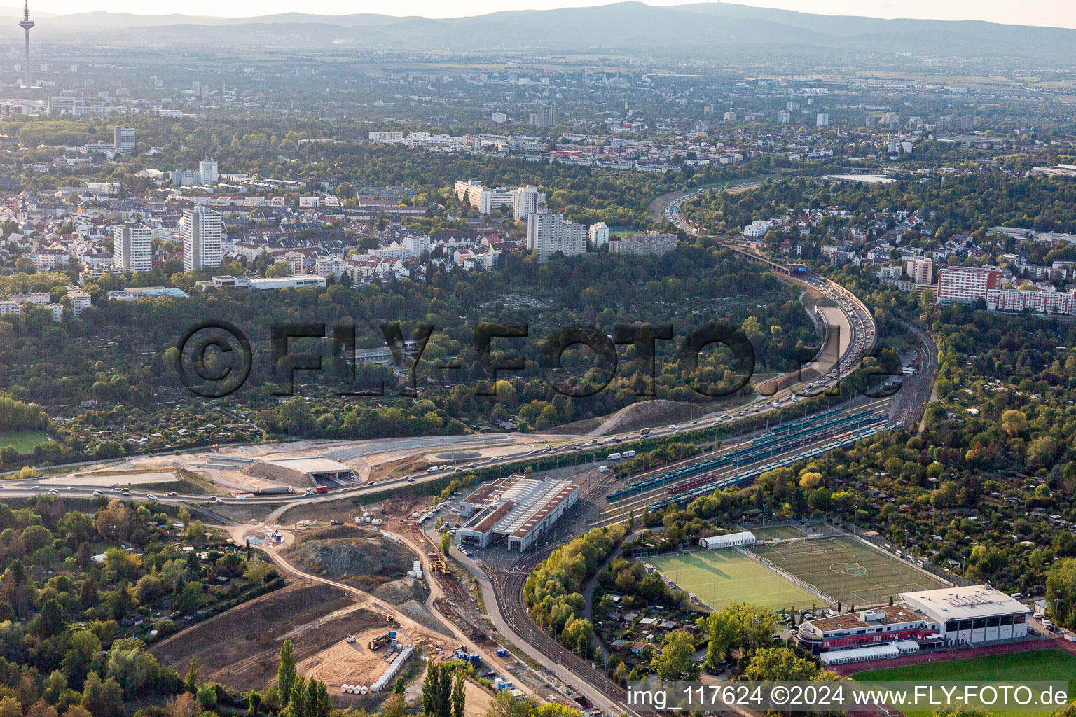 VGF Depot East# in the district Seckbach in Frankfurt am Main in the state Hesse, Germany