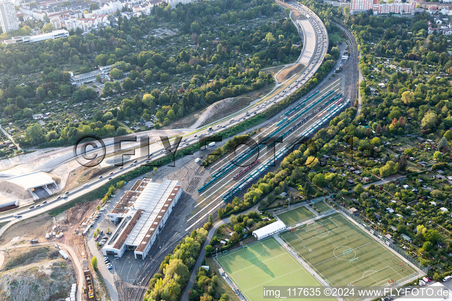 Eintracht Frankfurt eV in the district Riederwald in Frankfurt am Main in the state Hesse, Germany