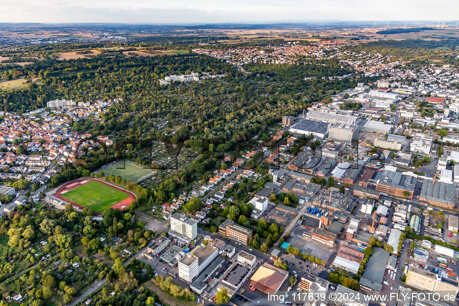 District Seckbach in Frankfurt am Main in the state Hesse, Germany