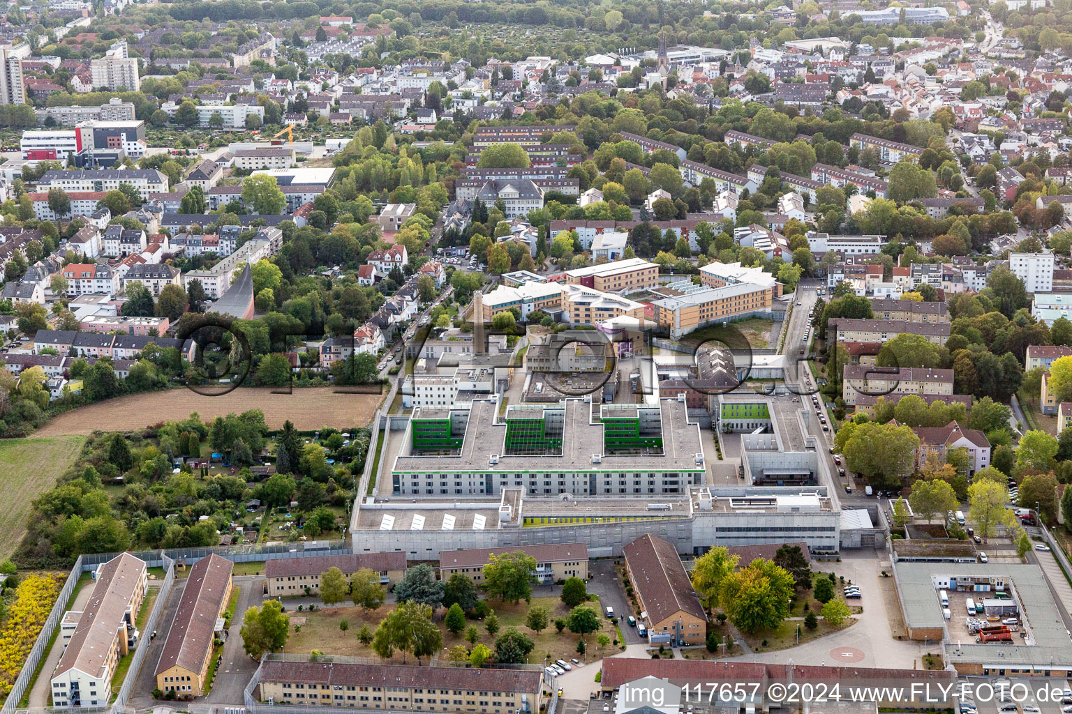 Frankfurt II Prison in the district Preungesheim in Frankfurt am Main in the state Hesse, Germany