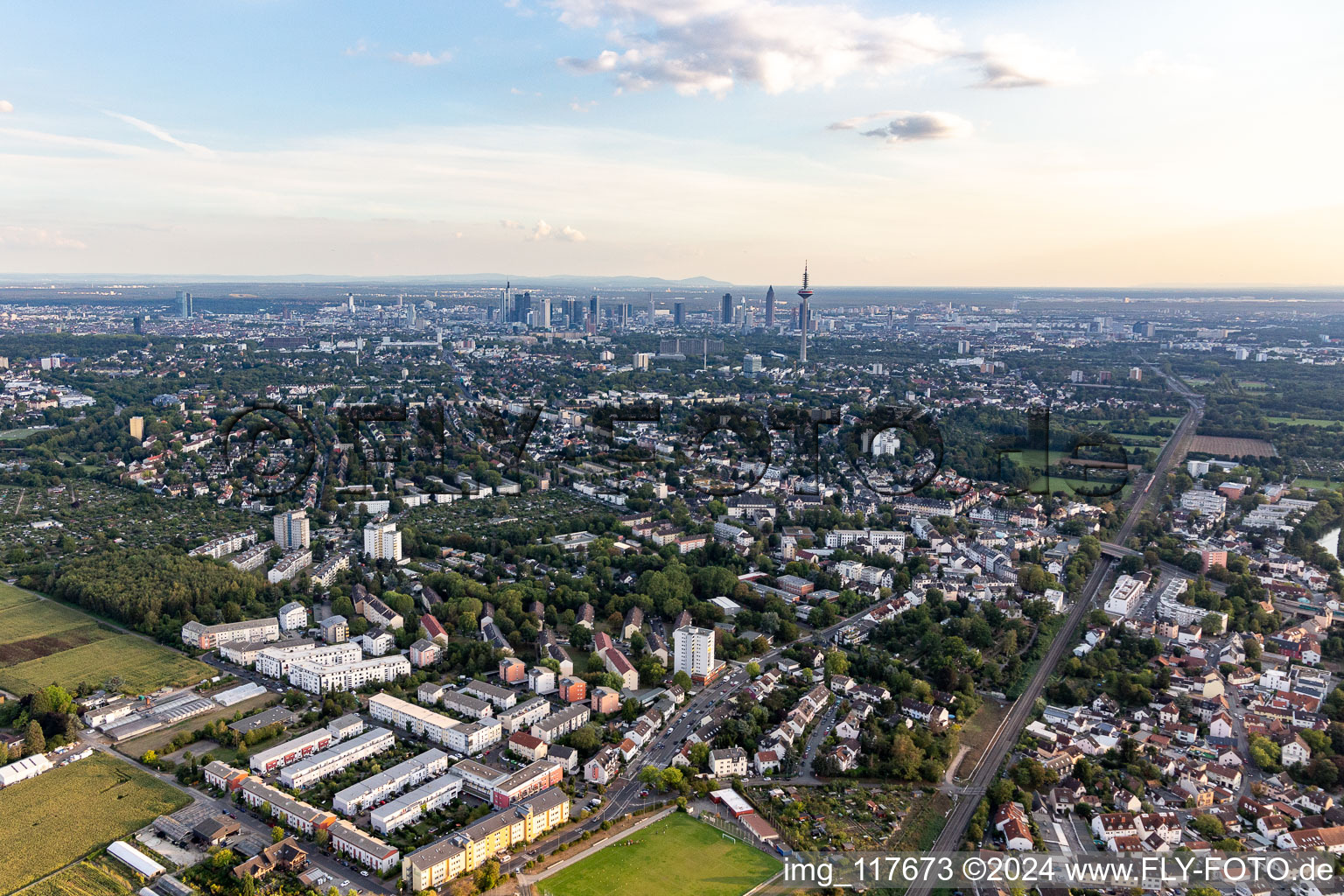 District Eschersheim in Frankfurt am Main in the state Hesse, Germany