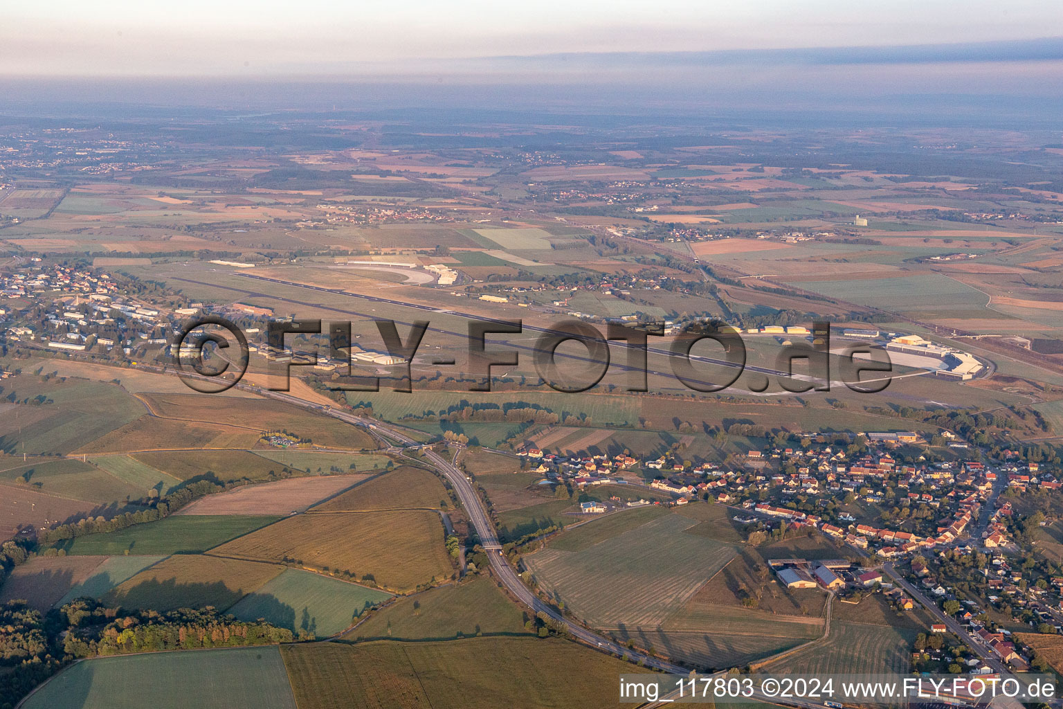 Phalsbourg Airport in Mittelbronn in the state Moselle, France