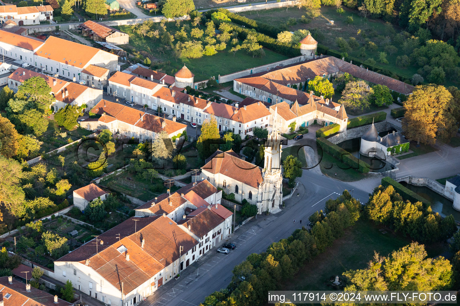 Eglise de la Très-Sainte-Trineté in Haroué in the state Meurthe et Moselle, France