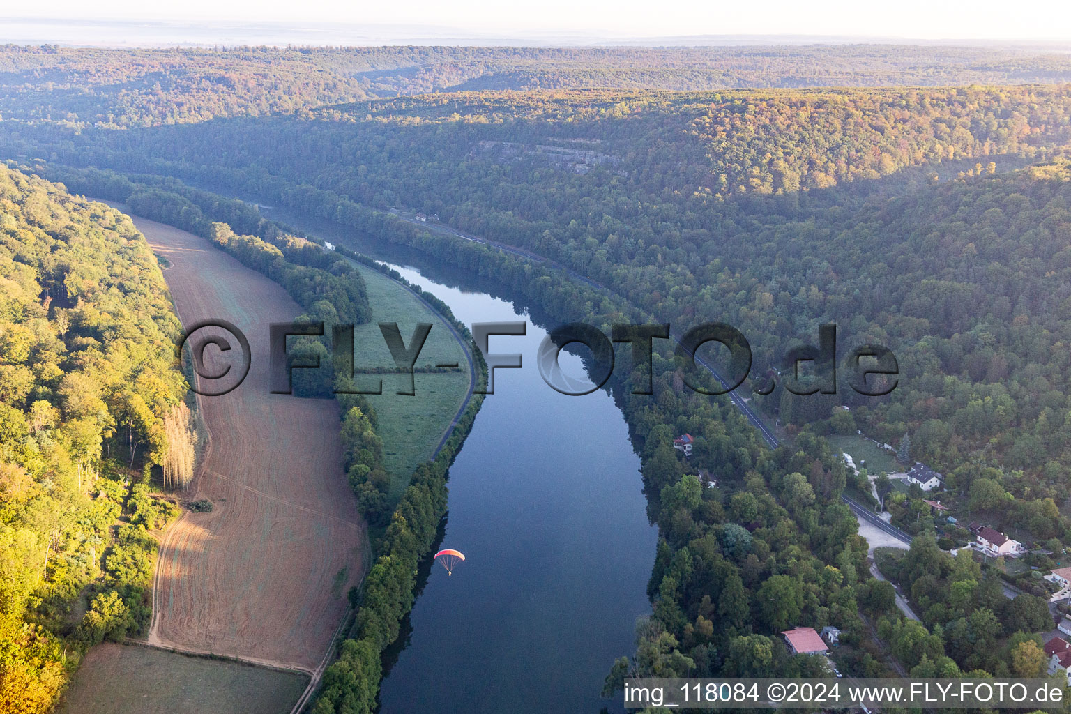 Moselle in Sexey-aux-Forges in the state Meurthe et Moselle, France