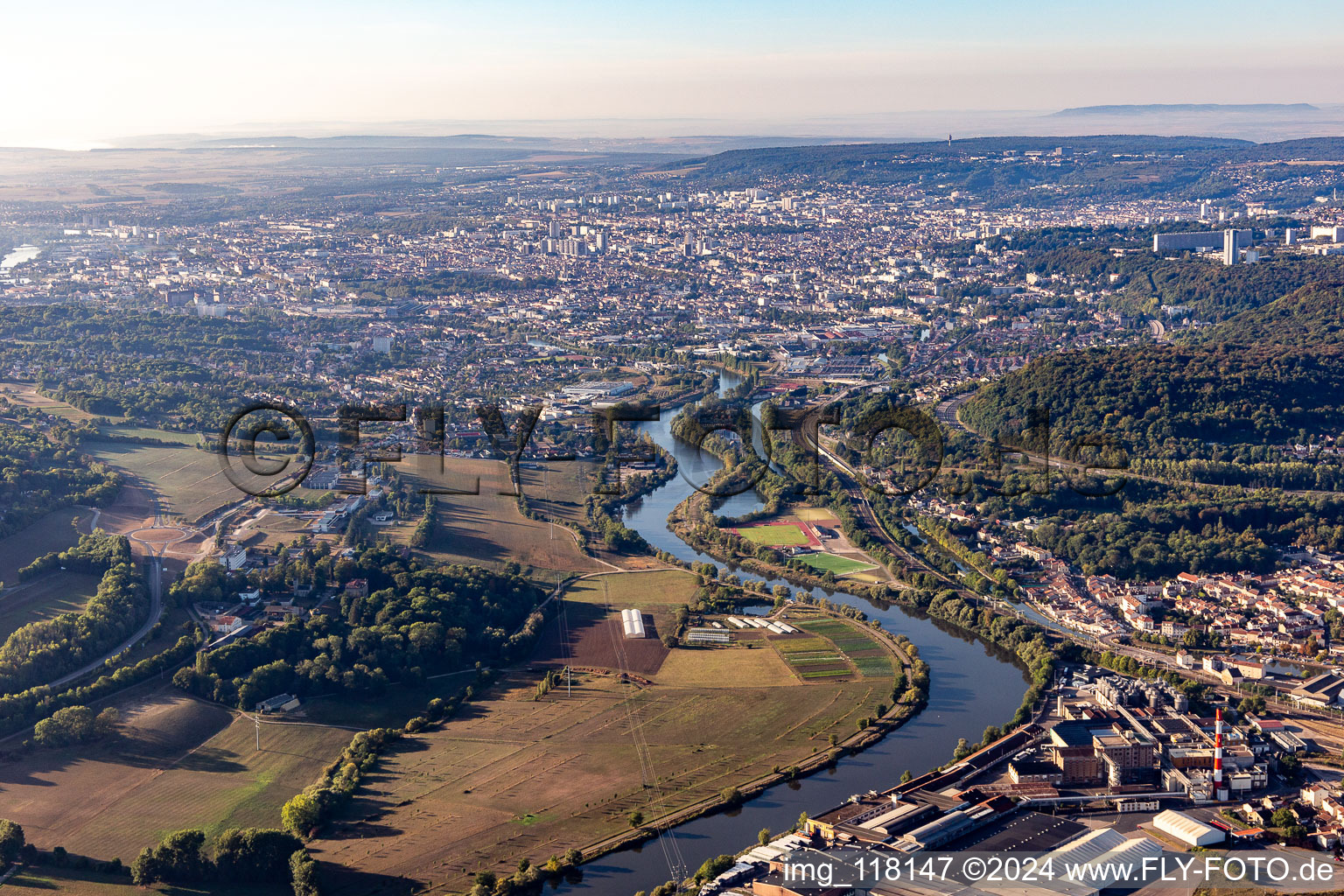 From north in Nancy in the state Meurthe et Moselle, France