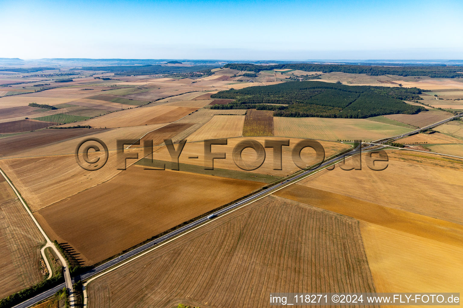 Landing field in Maizières in the state Meurthe et Moselle, France