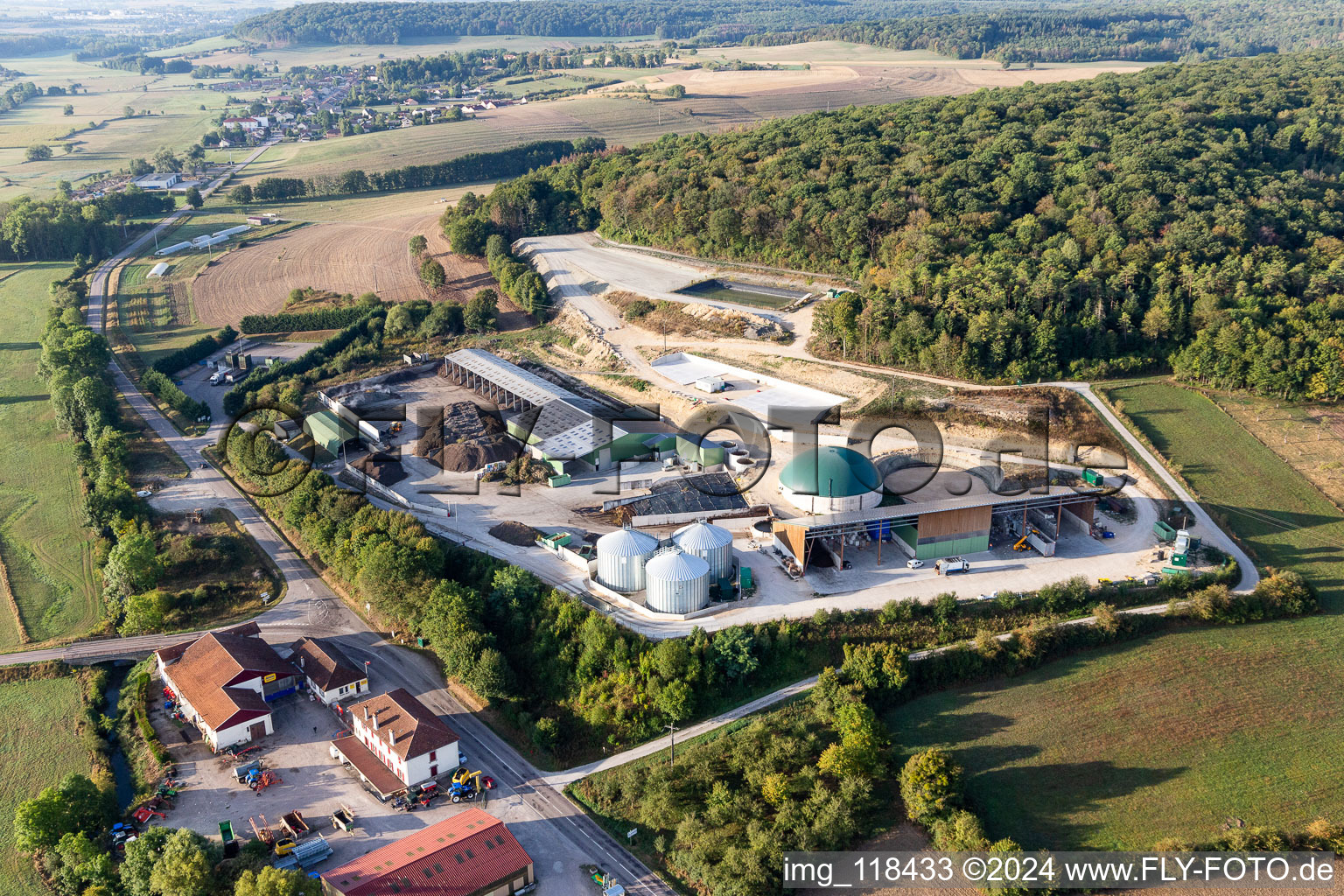 Dubs SAS Recycling, BioGAS in Mandres-sur-Vair in the state Vosges, France