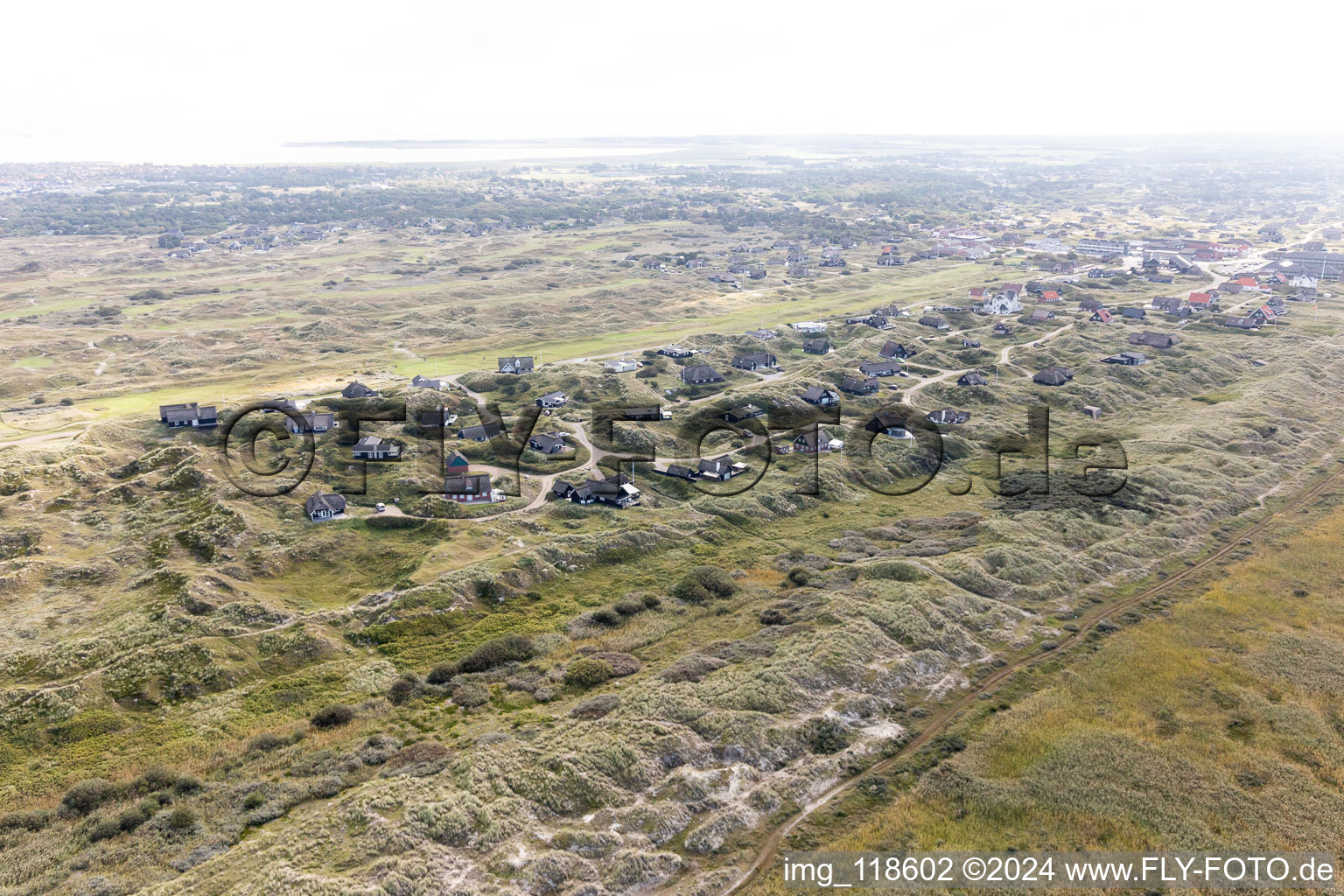 Drone image of Fanø in the state South Denmark, Denmark