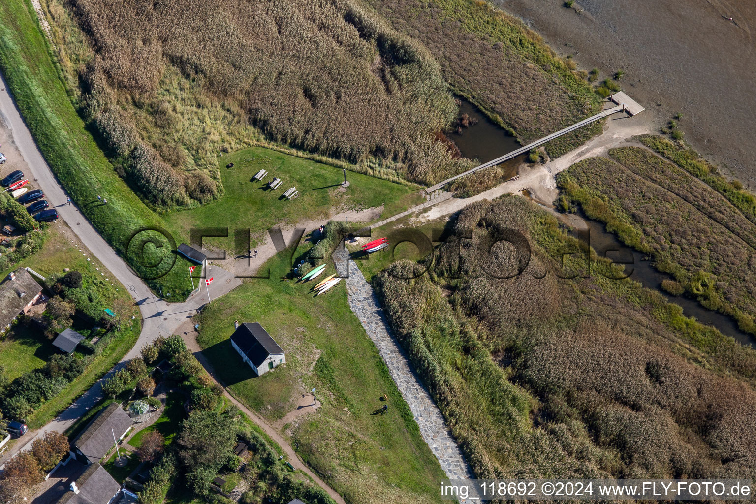 Stormflodssøjlen, Sønderho in Sønderho in the state South Denmark, Denmark