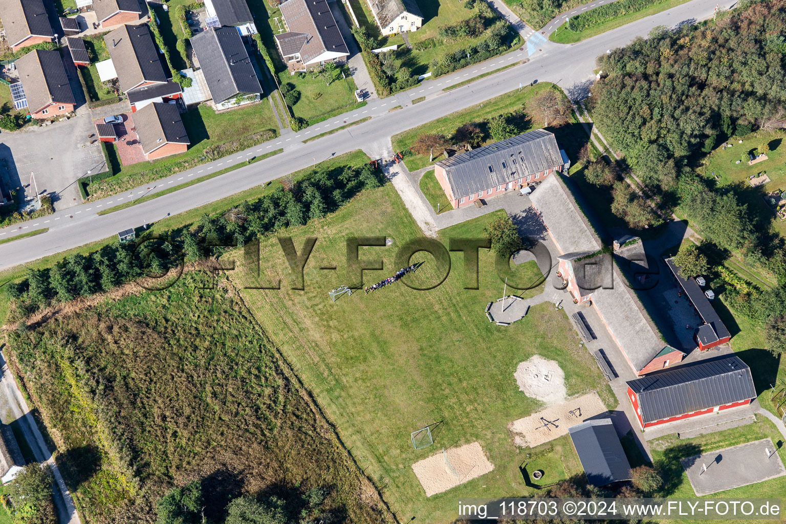 Holiday colony/Sønderho Feriekoloni in Fanø in the state South Denmark, Denmark