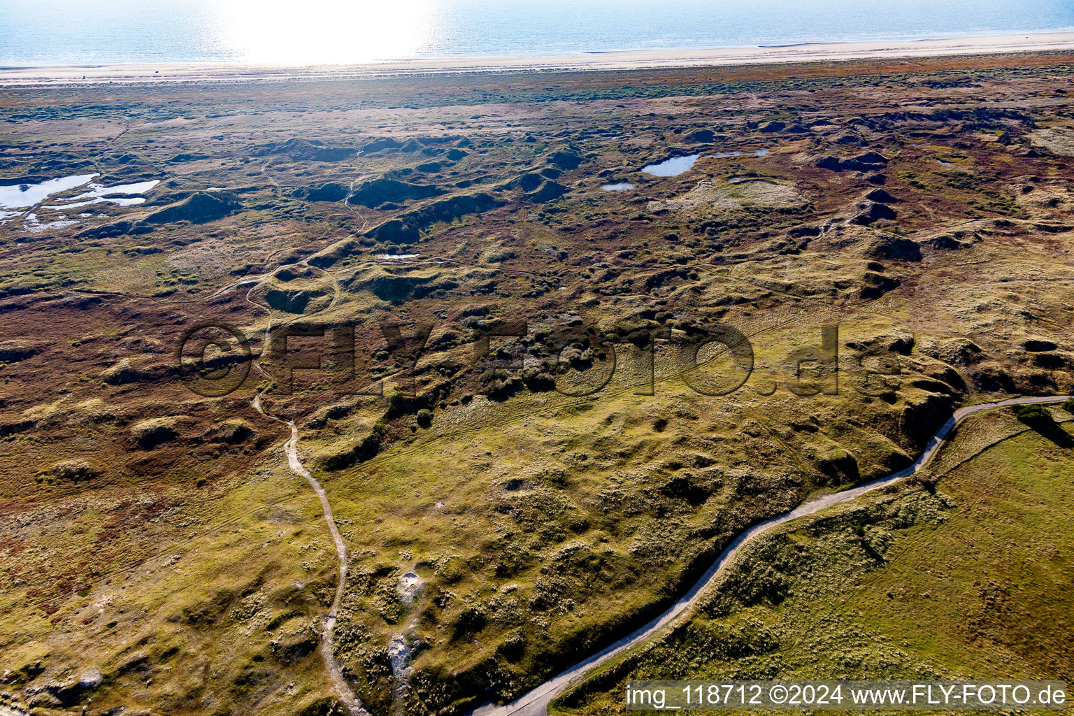 Wadden Sea National Park in Fanø in the state South Denmark, Denmark