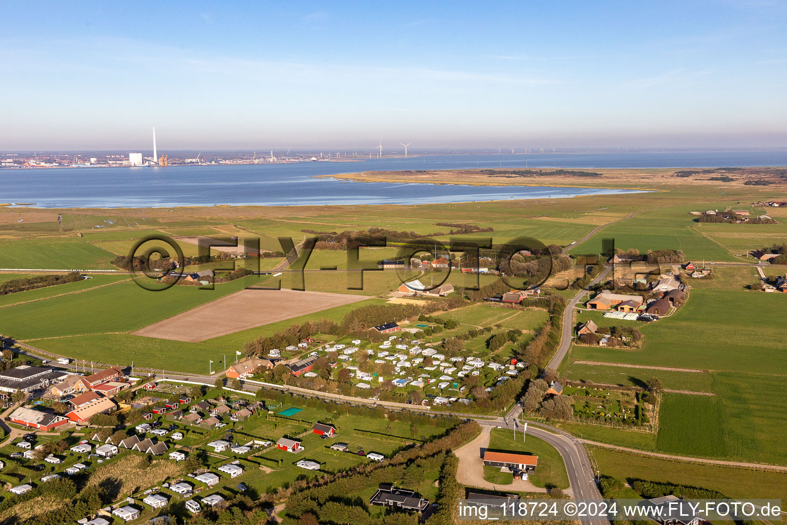 Rindby Camping in Fanø in the state South Denmark, Denmark