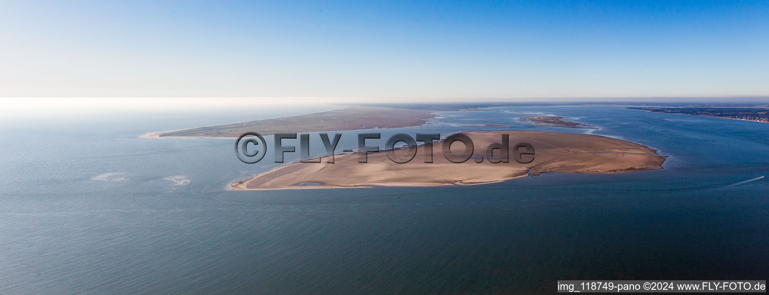 Sandbank S of Blåvand in Blåvand in the state South Denmark, Denmark