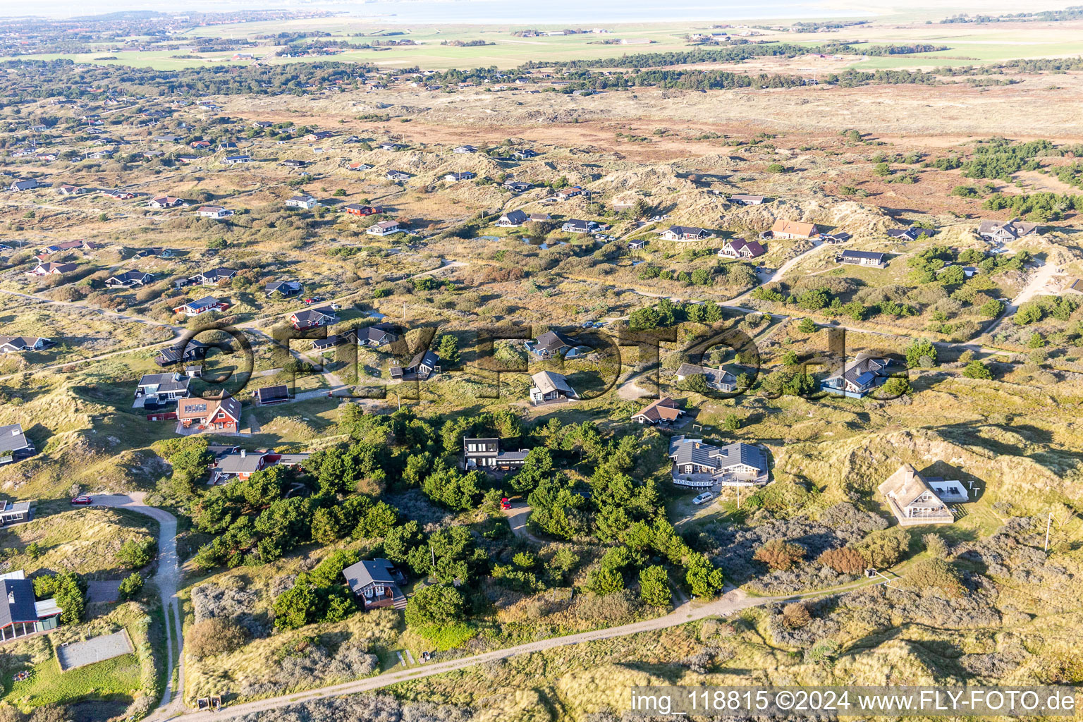 Hyggeligge holiday homes in the dunes in Fanø in the state South Denmark, Denmark