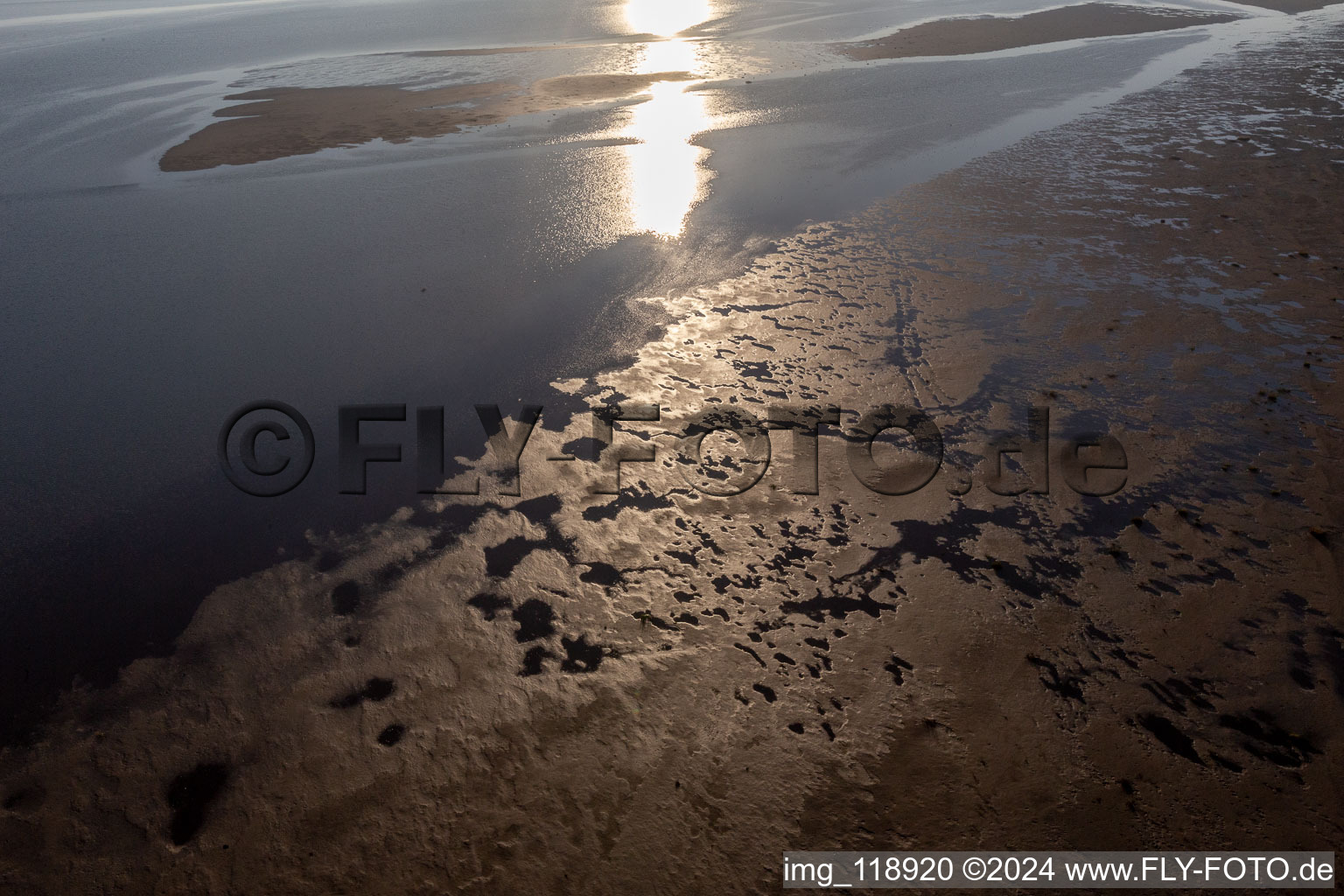 Fanø in the state South Denmark, Denmark seen from a drone