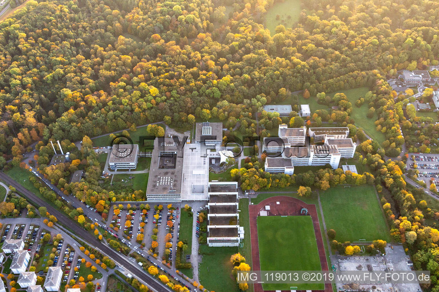 University of Education in the district Eglosheim in Ludwigsburg in the state Baden-Wuerttemberg, Germany