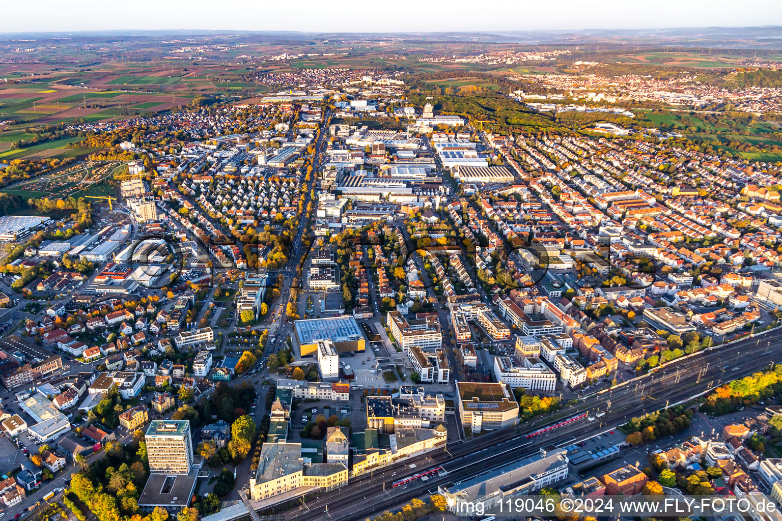 District Pflugfelden in Ludwigsburg in the state Baden-Wuerttemberg, Germany