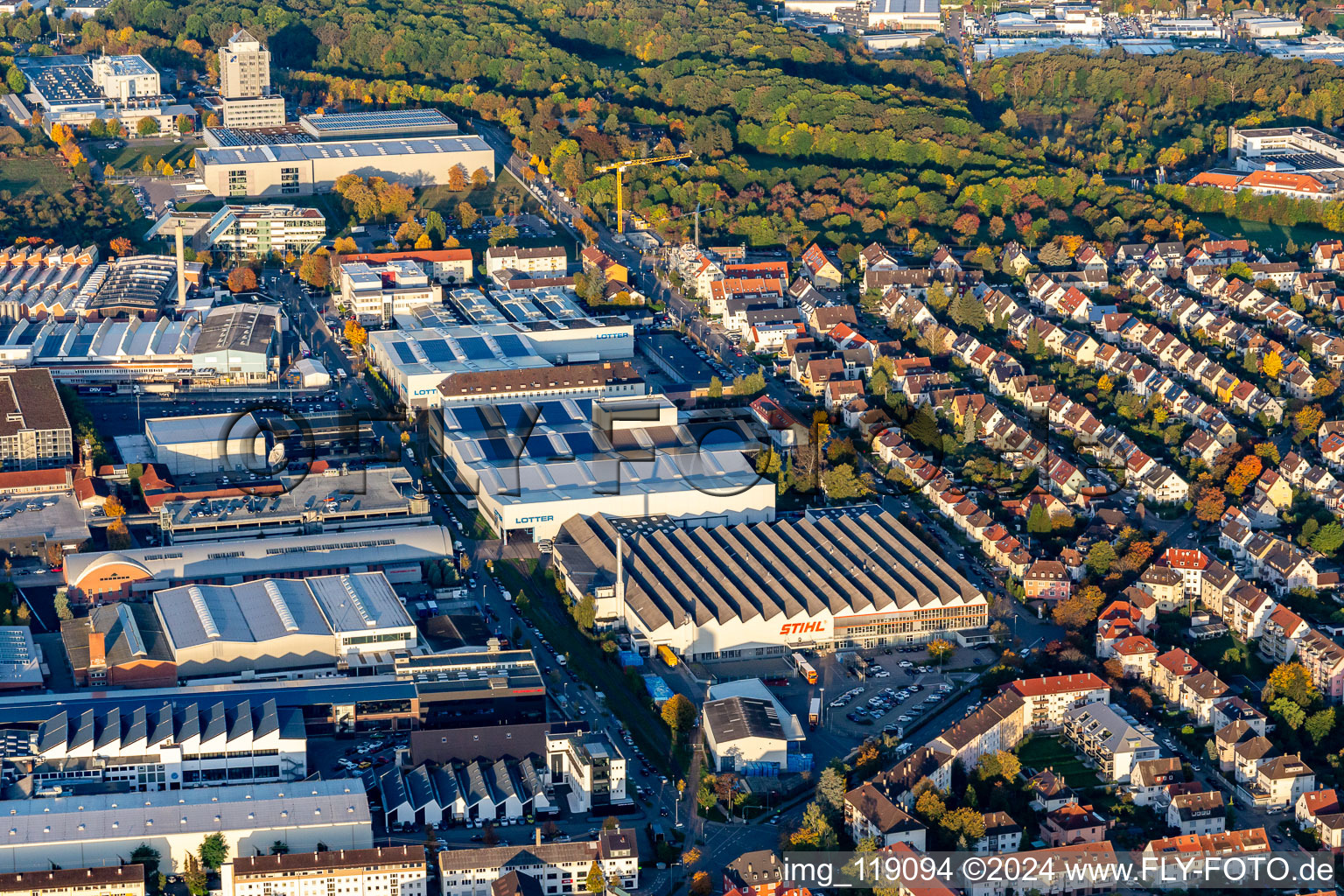 Stihl in the district Pflugfelden in Ludwigsburg in the state Baden-Wuerttemberg, Germany