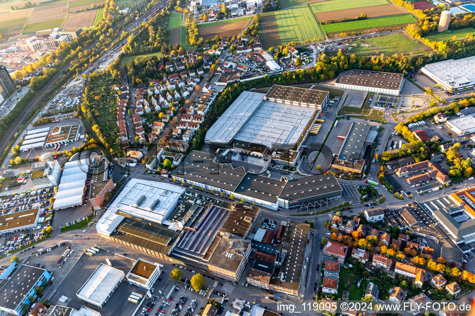 Company grounds and facilities of ANDREAS STIHL AG & Co. KG in Ludwigsburg in the state Baden-Wurttemberg, Germany