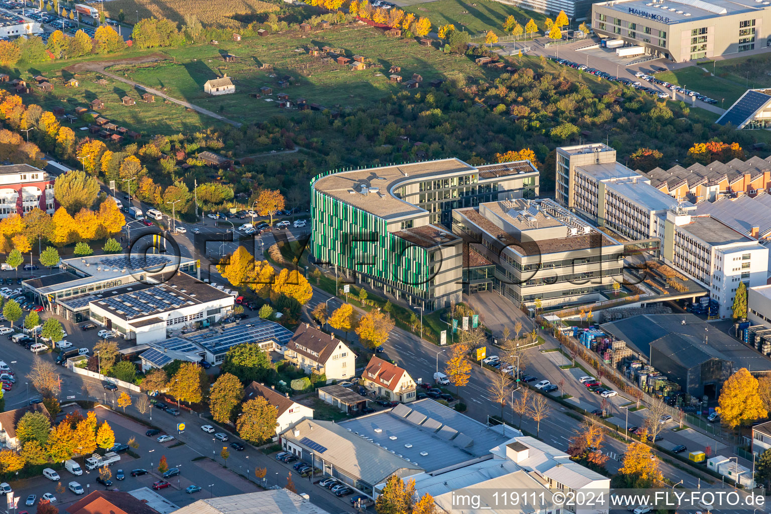 Company grounds and facilities of MANN+HUMMEL in Ludwigsburg in the state Baden-Wurttemberg, Germany