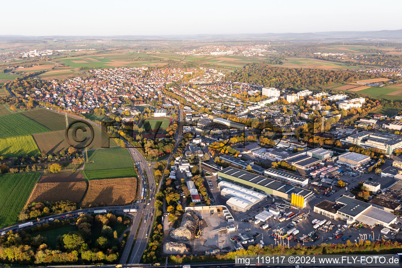 Möglingen in the state Baden-Wuerttemberg, Germany