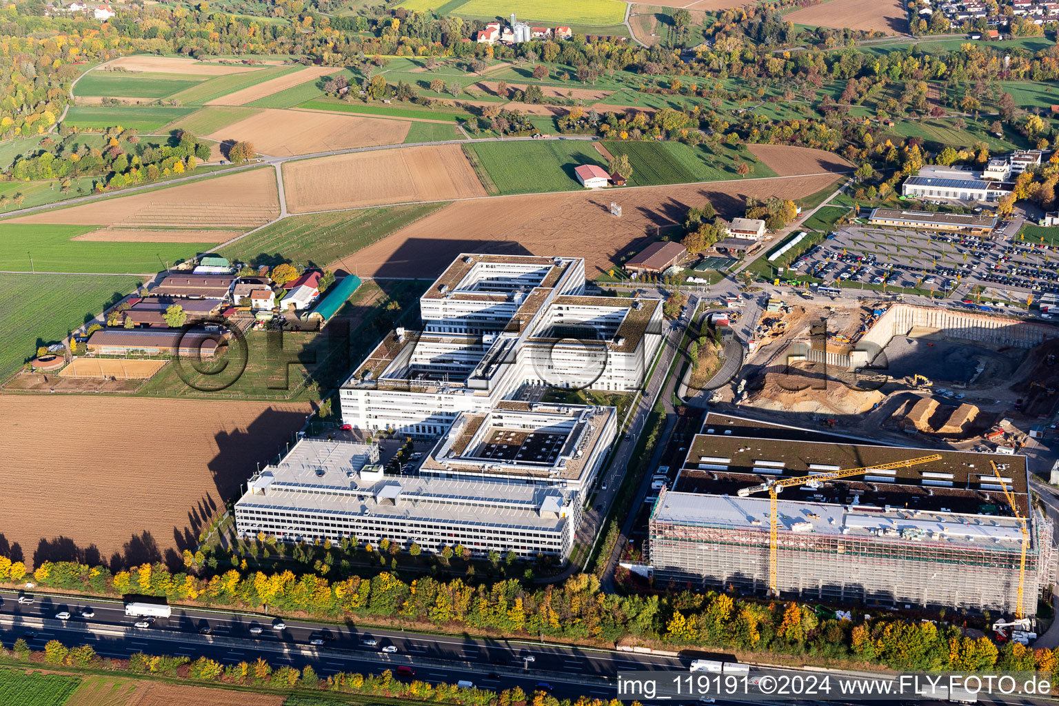 Company grounds and facilities of Thales Deutschland in Ditzingen in the state Baden-Wurttemberg, Germany