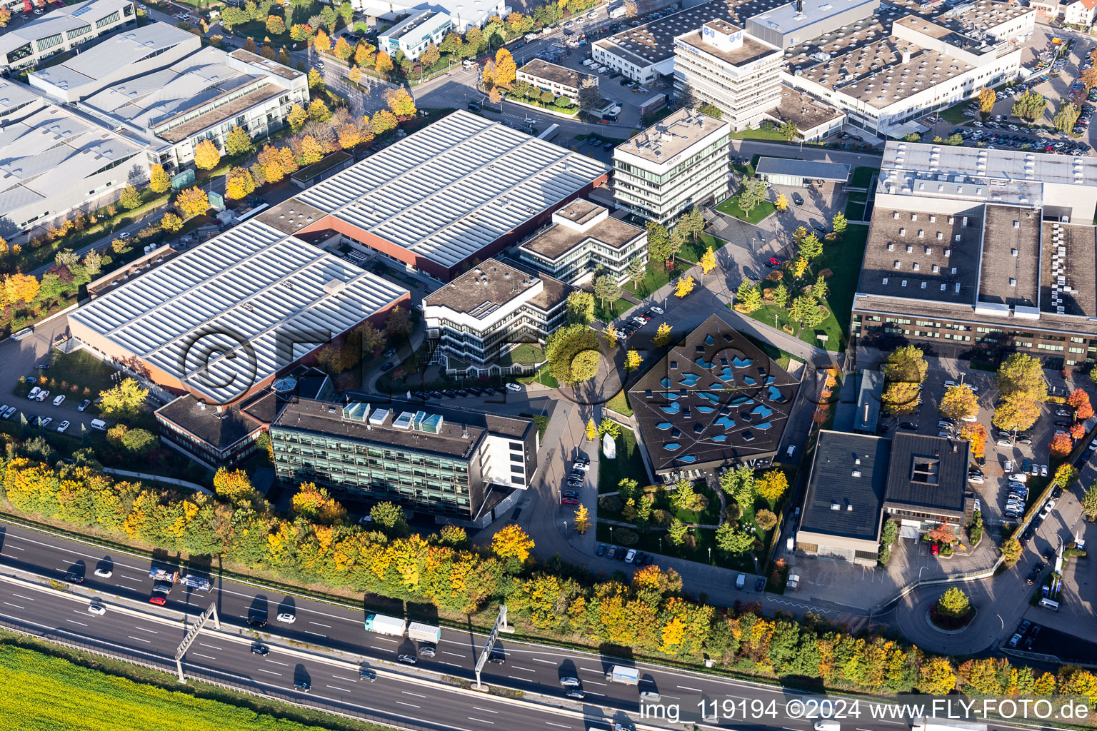 Company grounds and facilities of Trumpf GmbH + Co. KG in the district Weilimdorf in Ditzingen in the state Baden-Wurttemberg, Germany