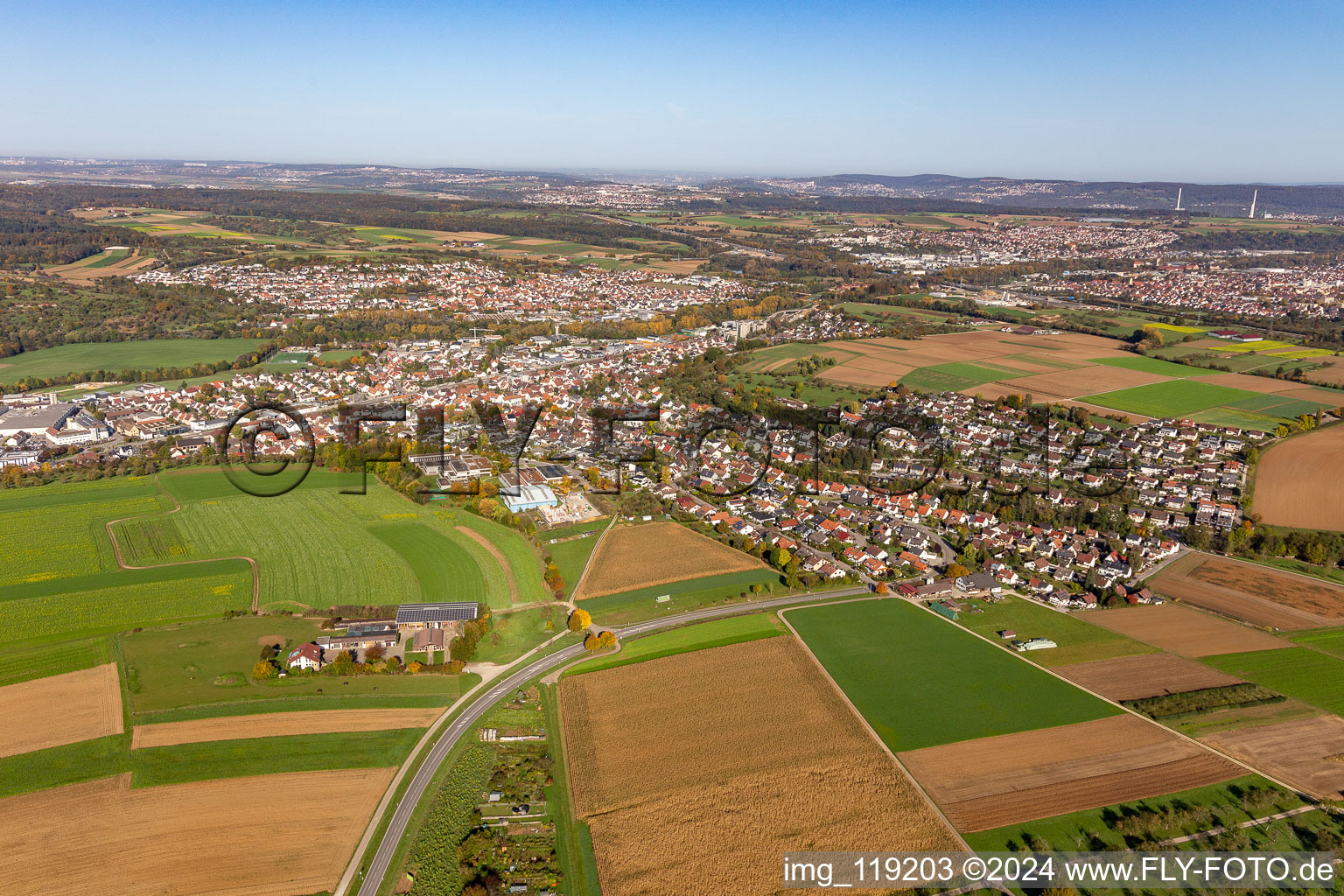 Oberboihingen in the state Baden-Wuerttemberg, Germany