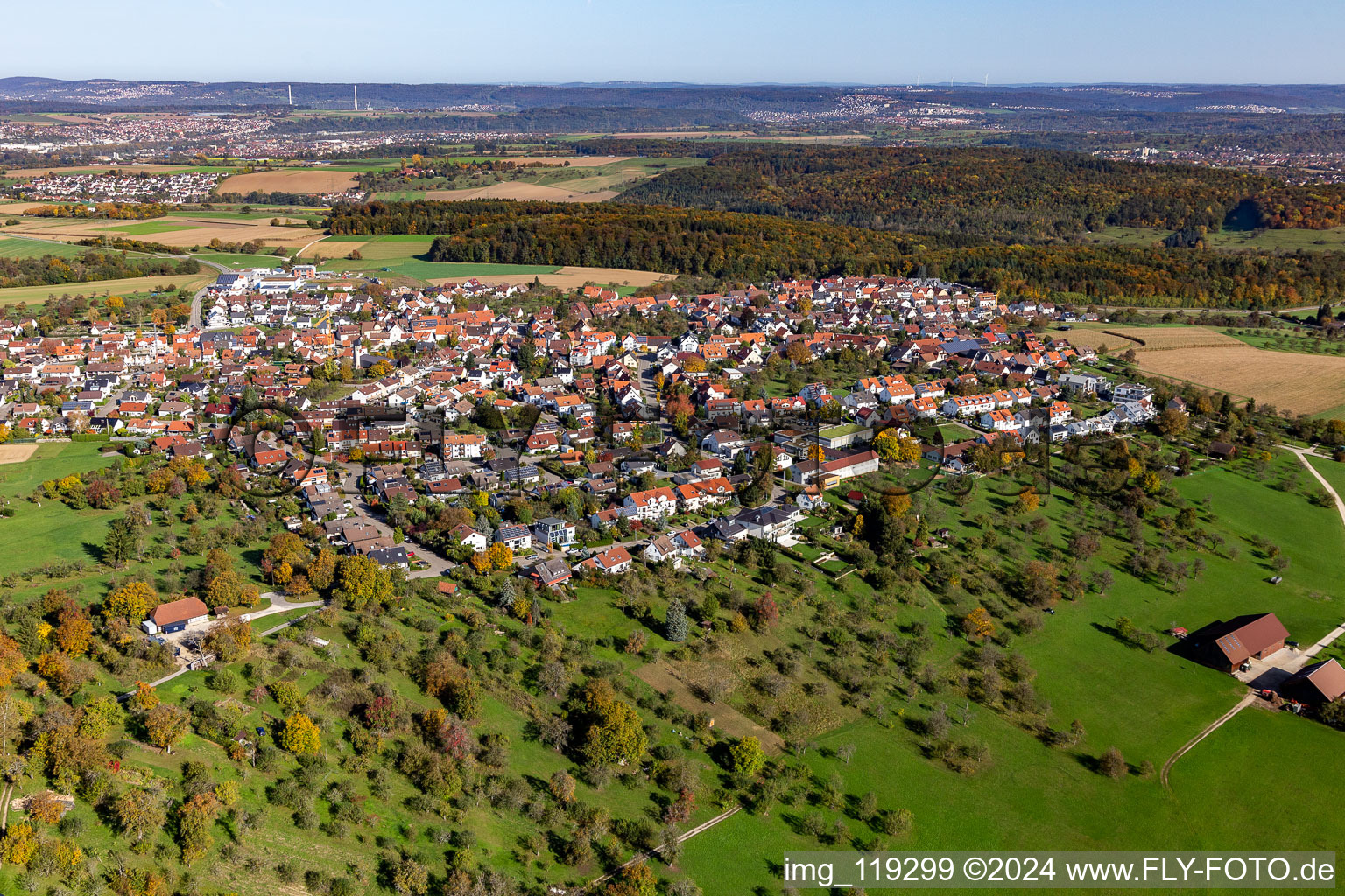 District Reudern in Nürtingen in the state Baden-Wuerttemberg, Germany