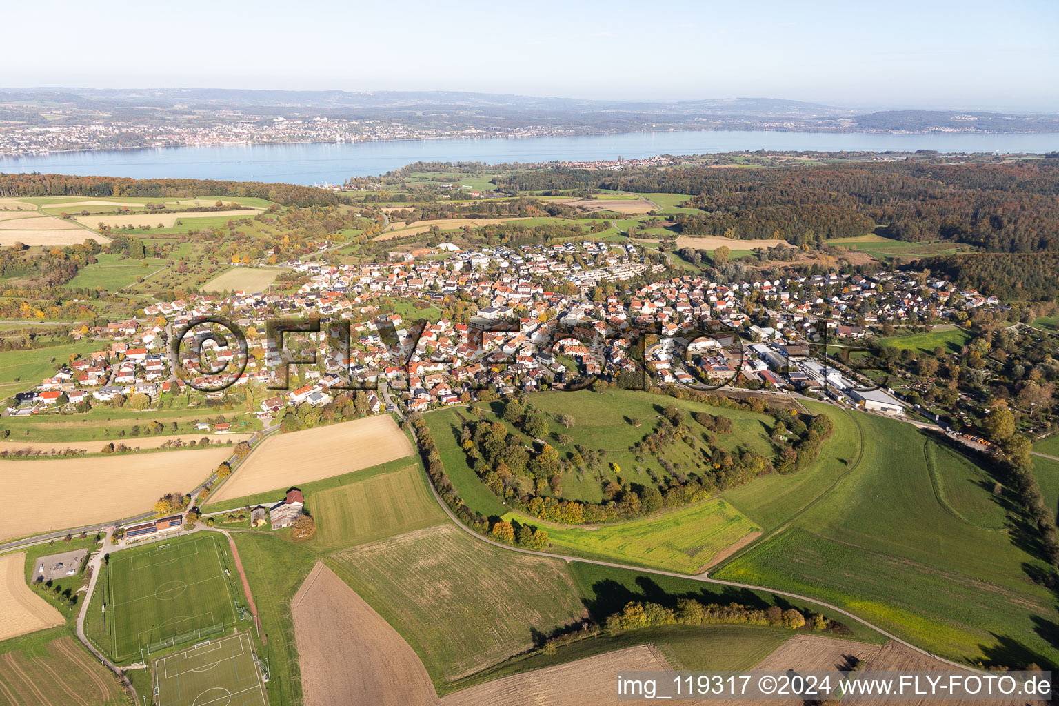 District Dettingen in Konstanz in the state Baden-Wuerttemberg, Germany