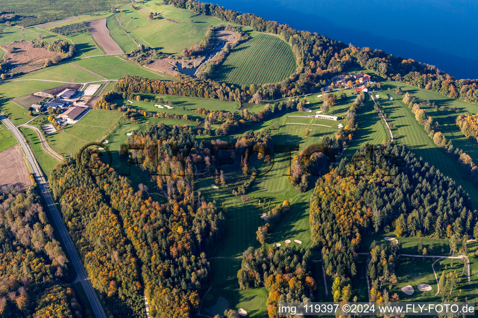 Golf Club Constance in the district Langenrain in Allensbach in the state Baden-Wuerttemberg, Germany