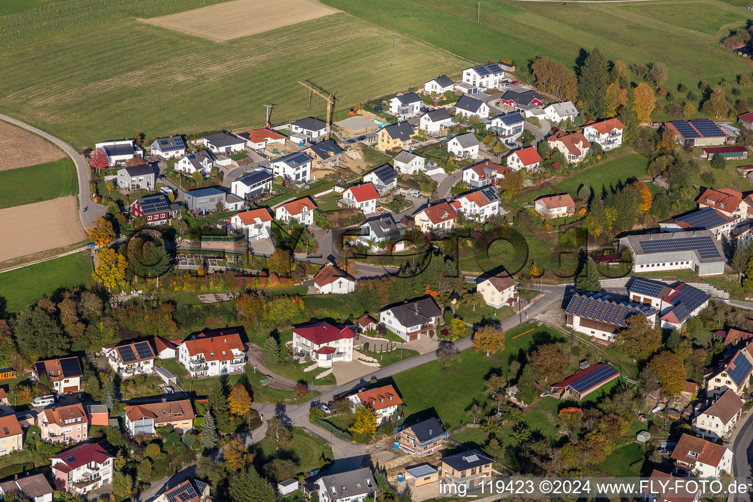 Haldenäcker in the district Zoznegg in Mühlingen in the state Baden-Wuerttemberg, Germany