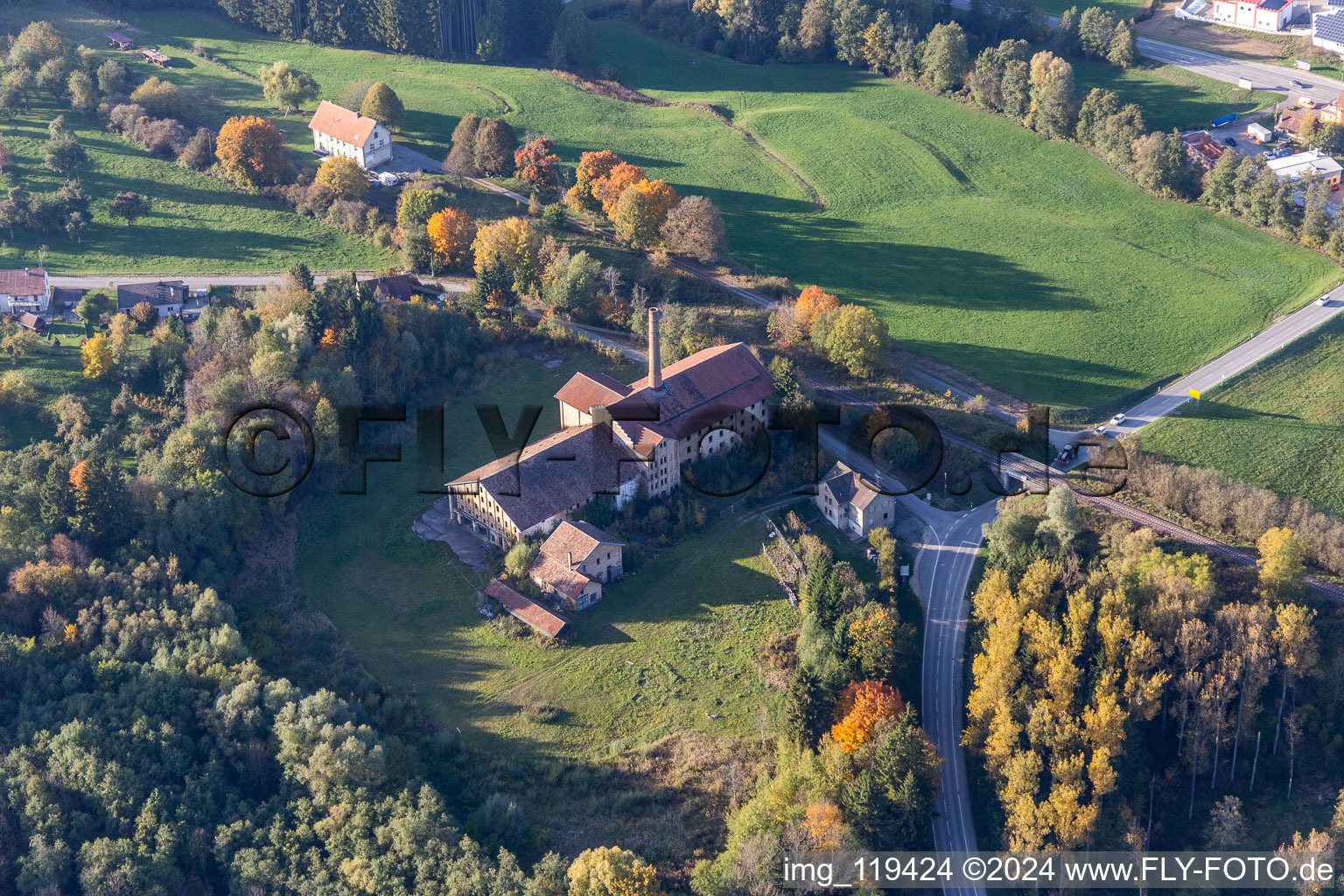 Mühlingen in the state Baden-Wuerttemberg, Germany from above