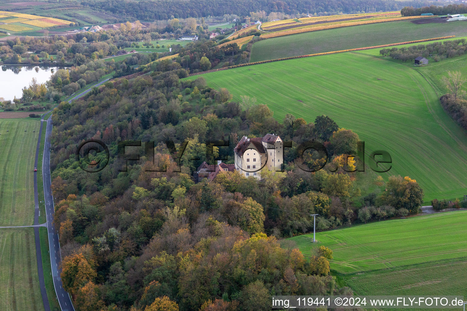 Klingenberg Castle in Wipfeld in the state Bavaria, Germany