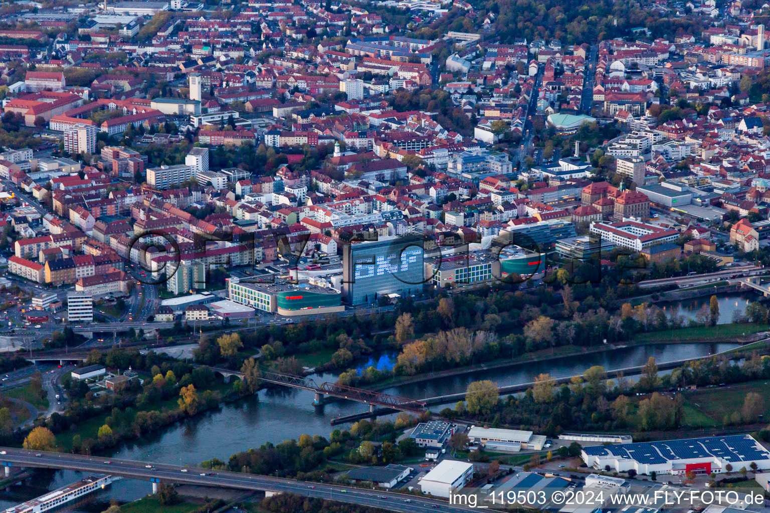 SKF House on the Main in Schweinfurt in the state Bavaria, Germany