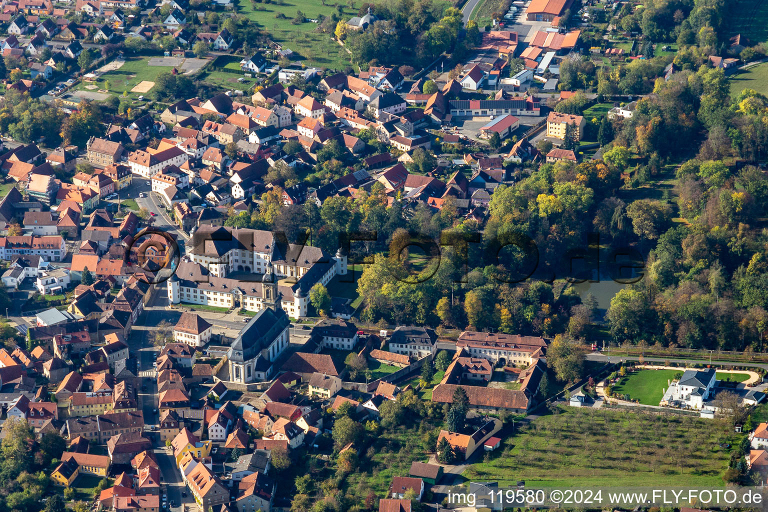 District Geesdorf in Wiesentheid in the state Bavaria, Germany