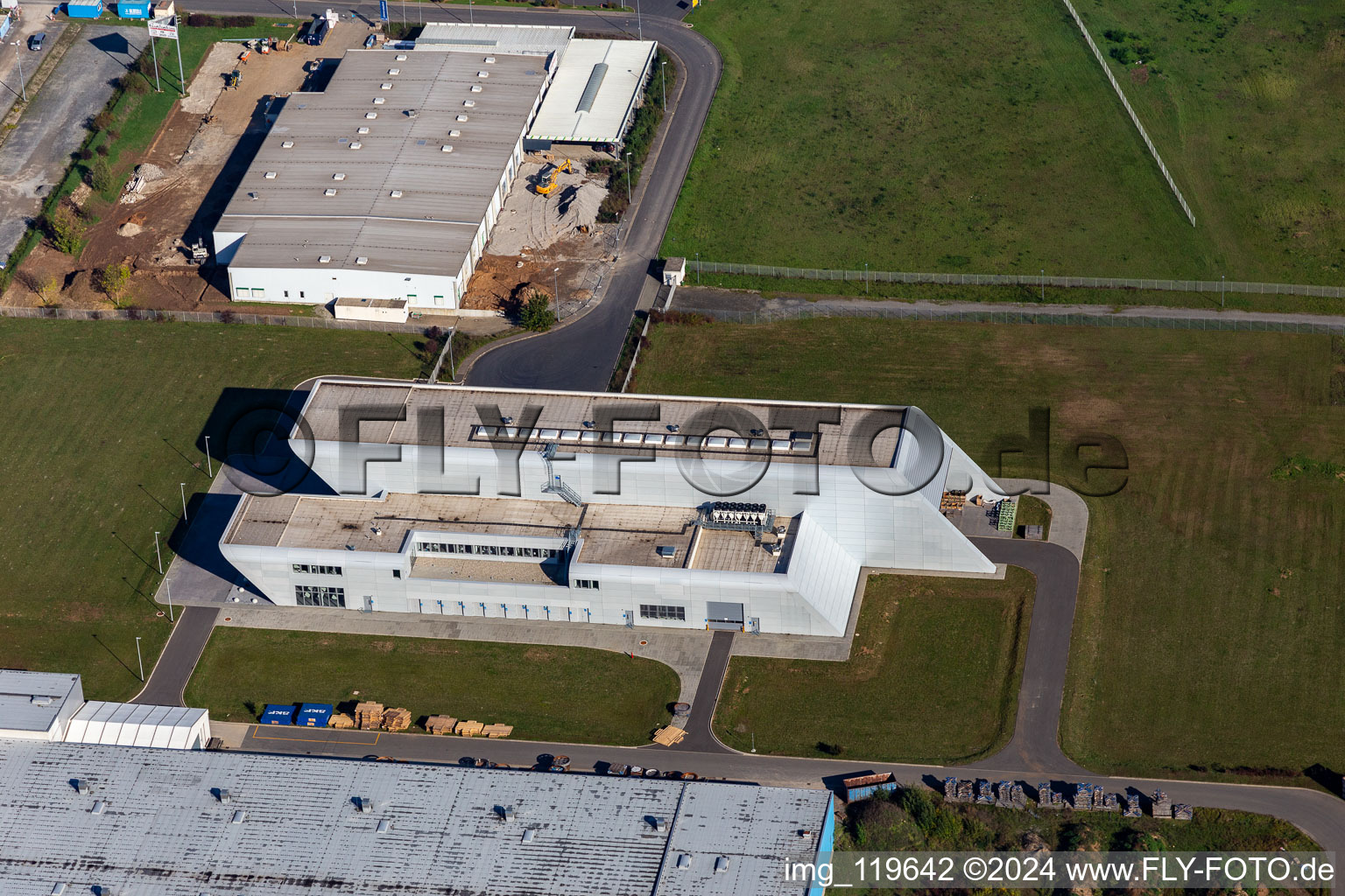 Company grounds and facilities of the SKF Sven Wingquist Test Center in Schweinfurt in the state Bavaria, Germany