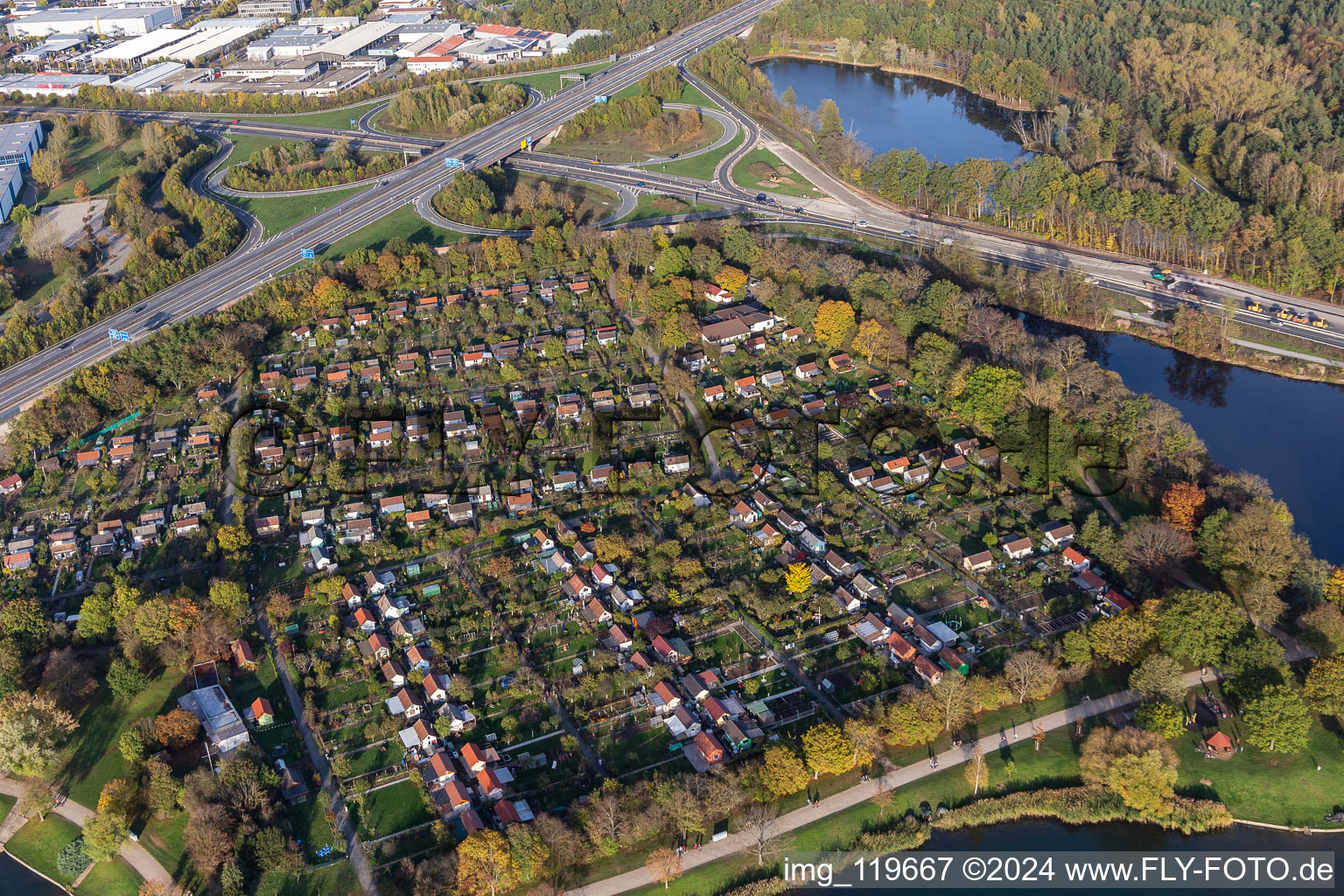 Allotment Association eV in Schweinfurt in the state Bavaria, Germany