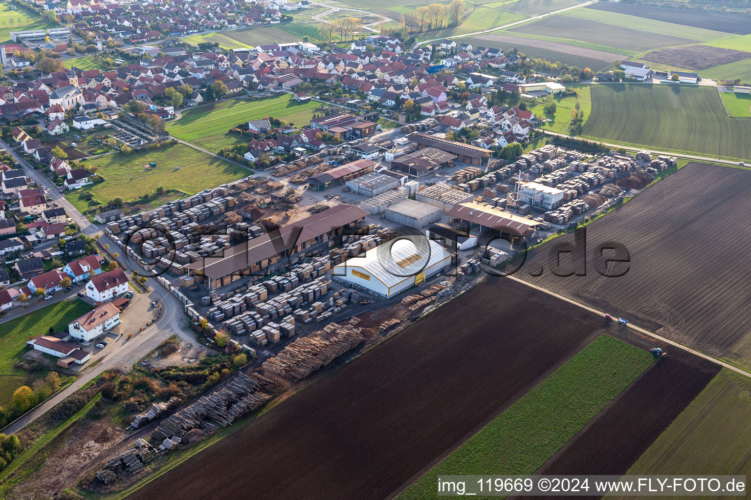 Gleitsmann Woodworks in the district Unterspiesheim in Kolitzheim in the state Bavaria, Germany