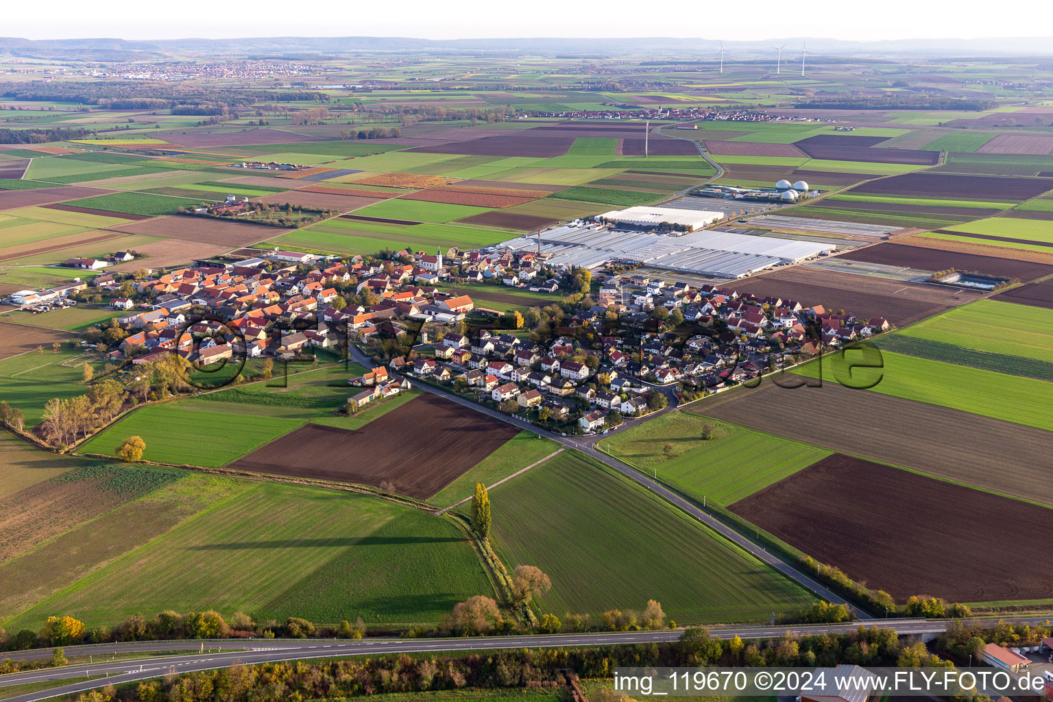 District Oberspiesheim in Kolitzheim in the state Bavaria, Germany