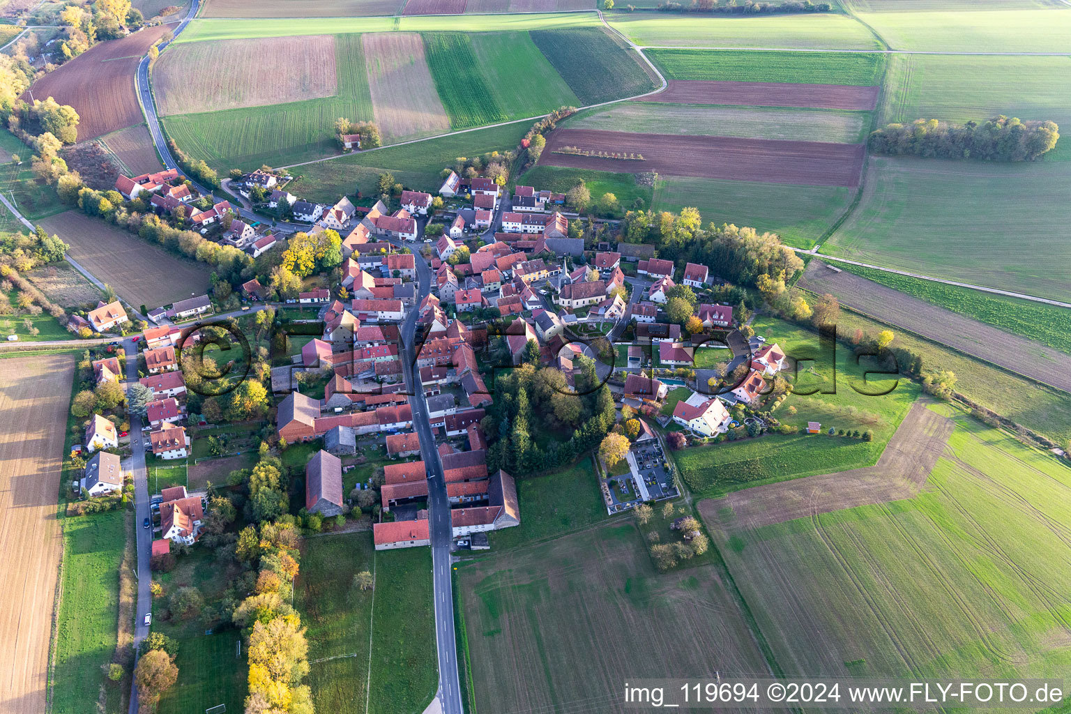 District Brück in Dettelbach in the state Bavaria, Germany