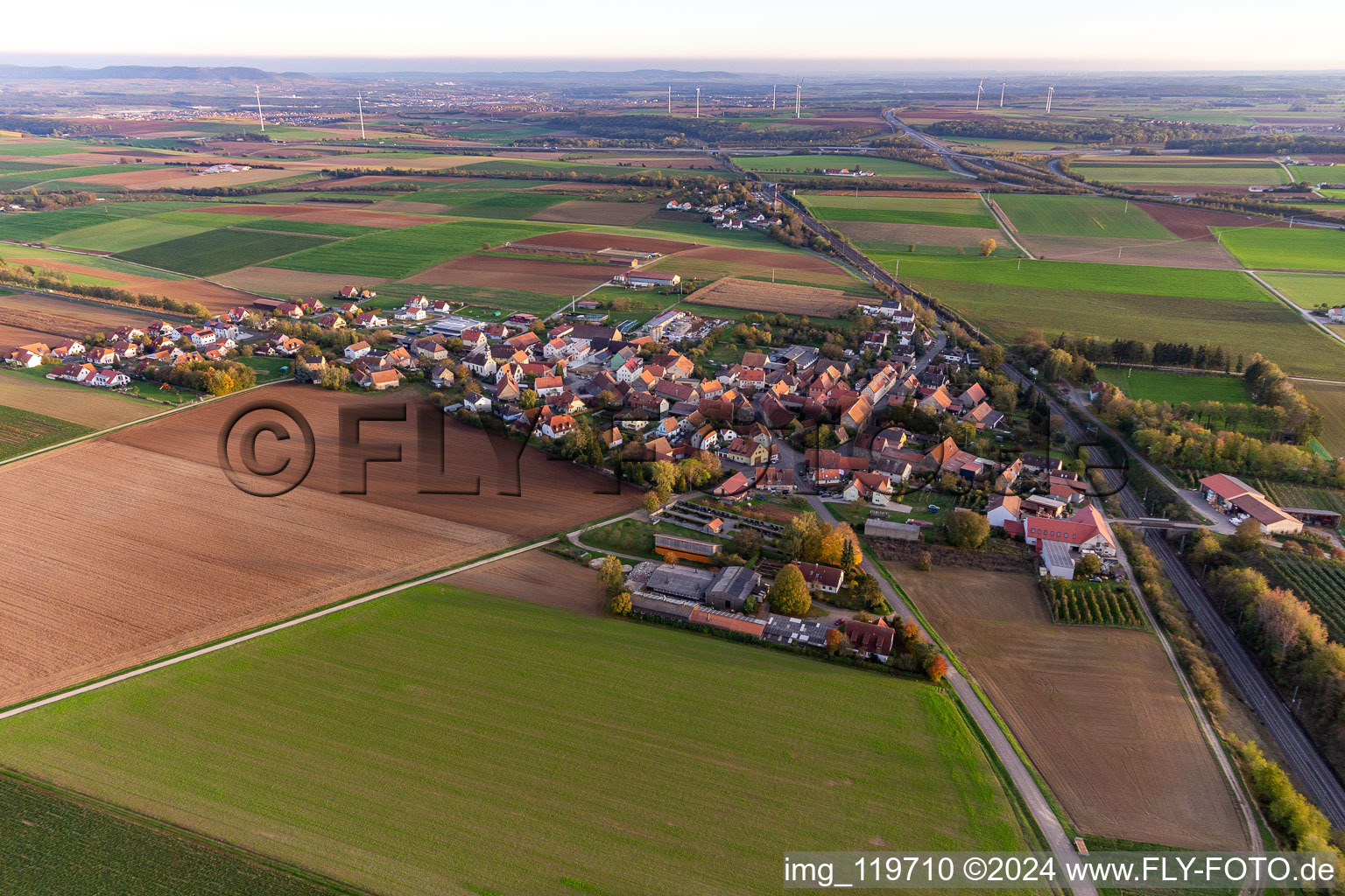 Effeldorf in the state Bavaria, Germany