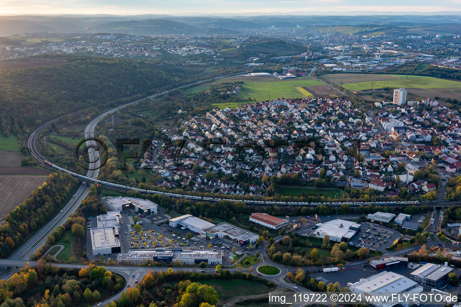 Rottendorf in the state Bavaria, Germany