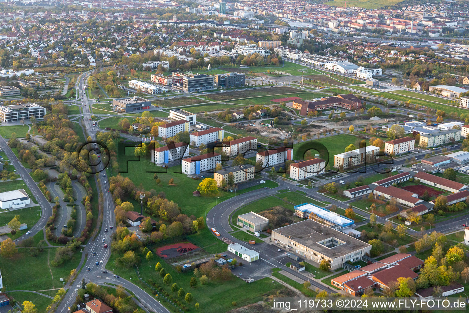 Julius-Maximilians University in the district Frauenland in Würzburg in the state Bavaria, Germany