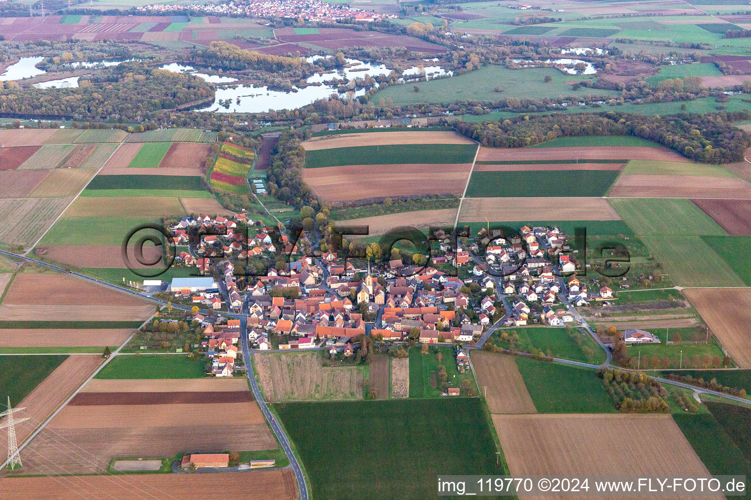 Hergolshausen in the state Bavaria, Germany