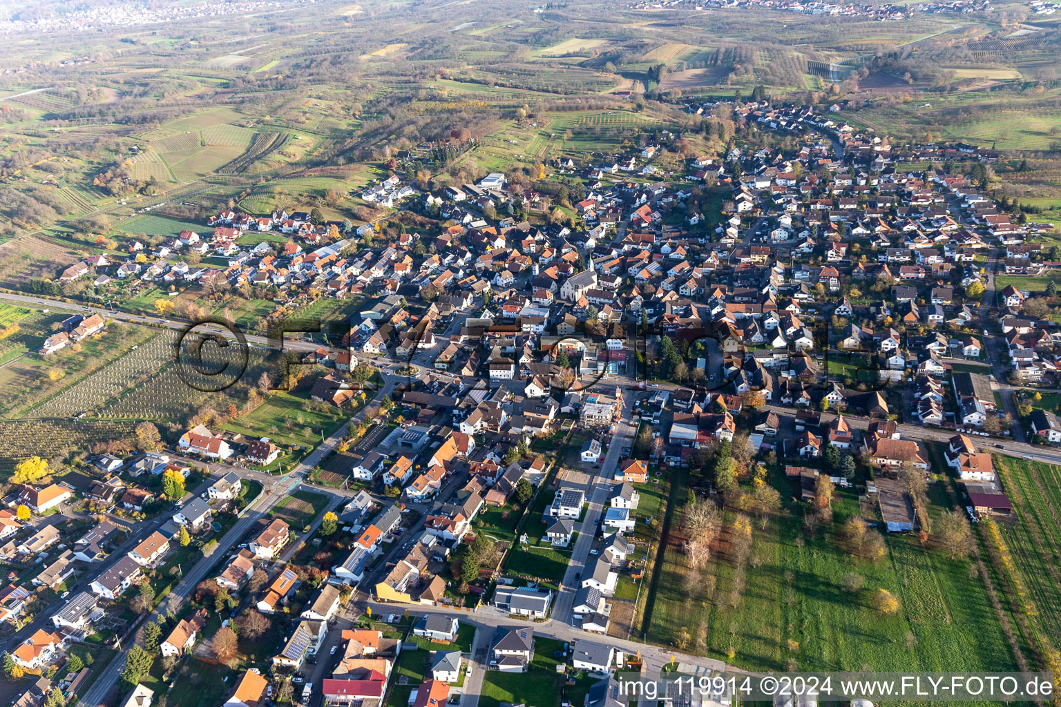 District Önsbach in Achern in the state Baden-Wuerttemberg, Germany