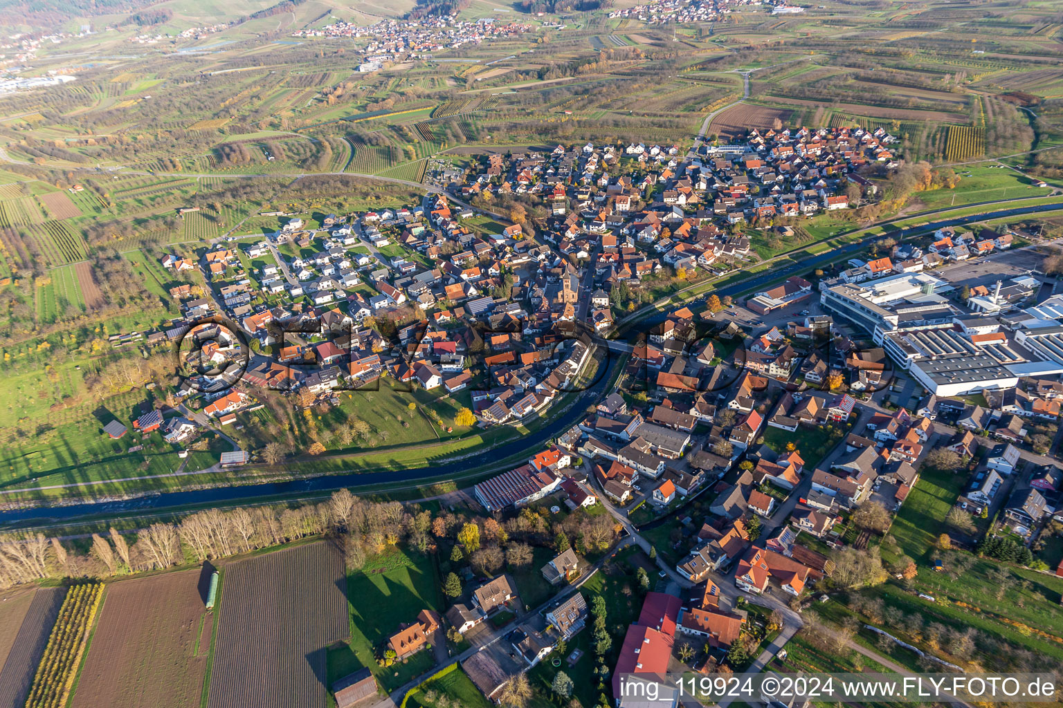 District Stadelhofen in Oberkirch in the state Baden-Wuerttemberg, Germany