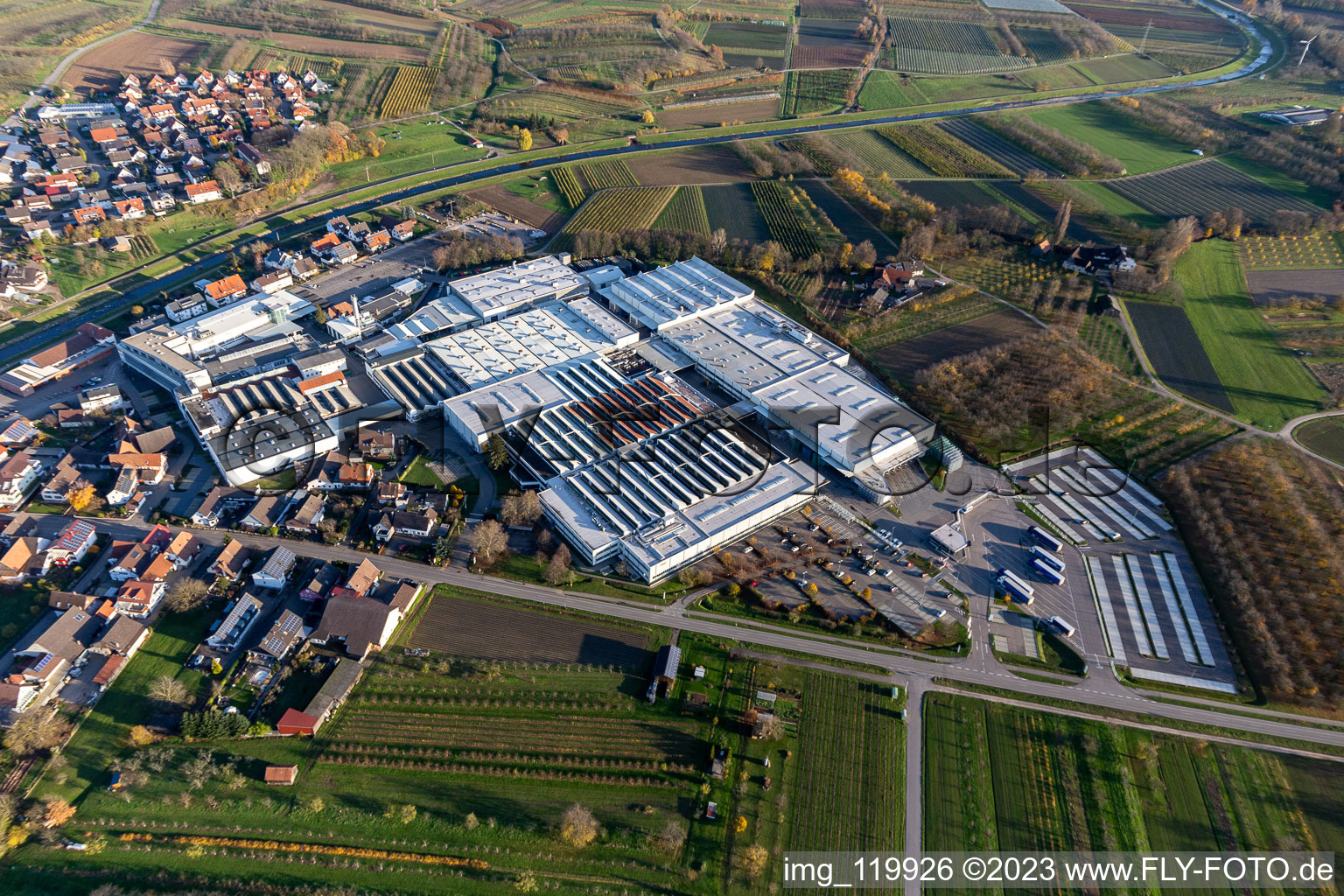 Company grounds and facilities of Progress-Werk Oberkirch AG in Stadelhofen in the state Baden-Wurttemberg, Germany