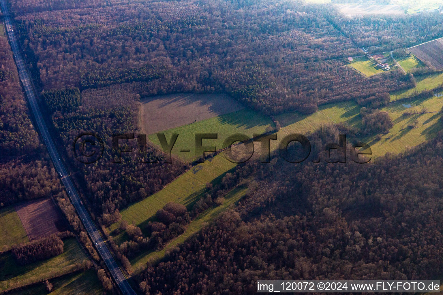 A65 in Steinweiler in the state Rhineland-Palatinate, Germany